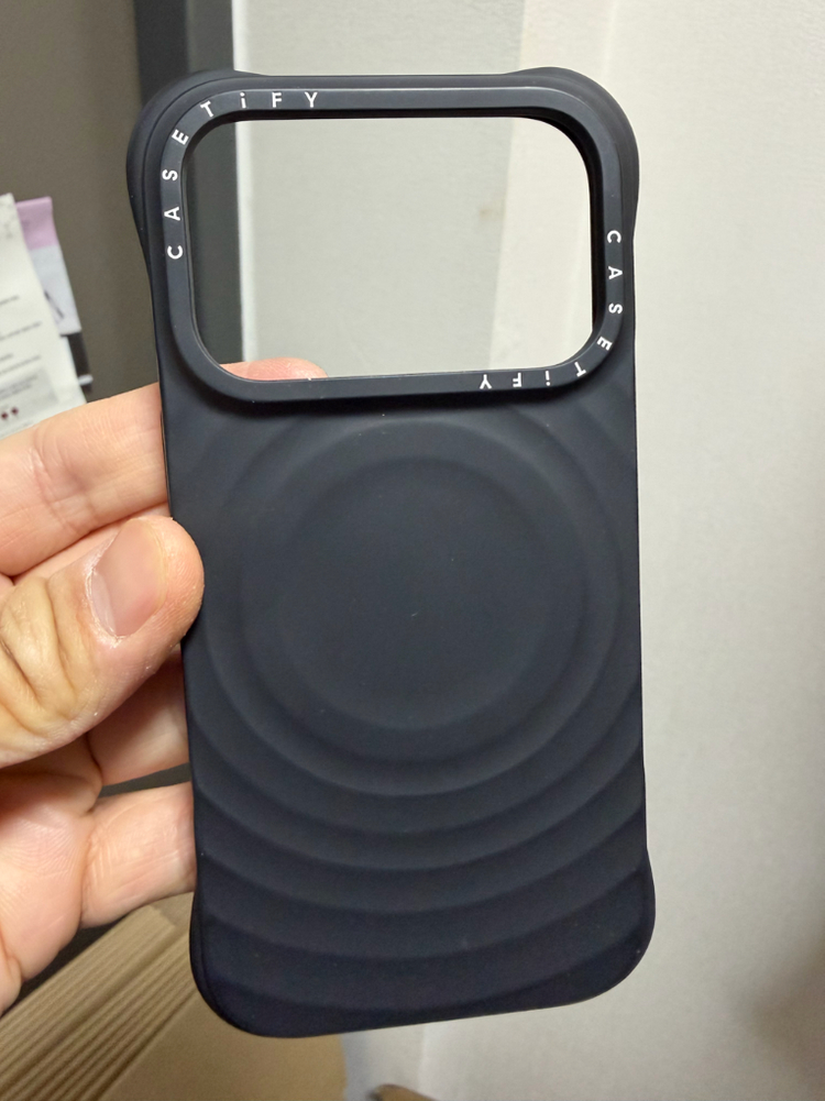 아이폰17프로 케이스티파이 리플 케이스 블랙 판매--1