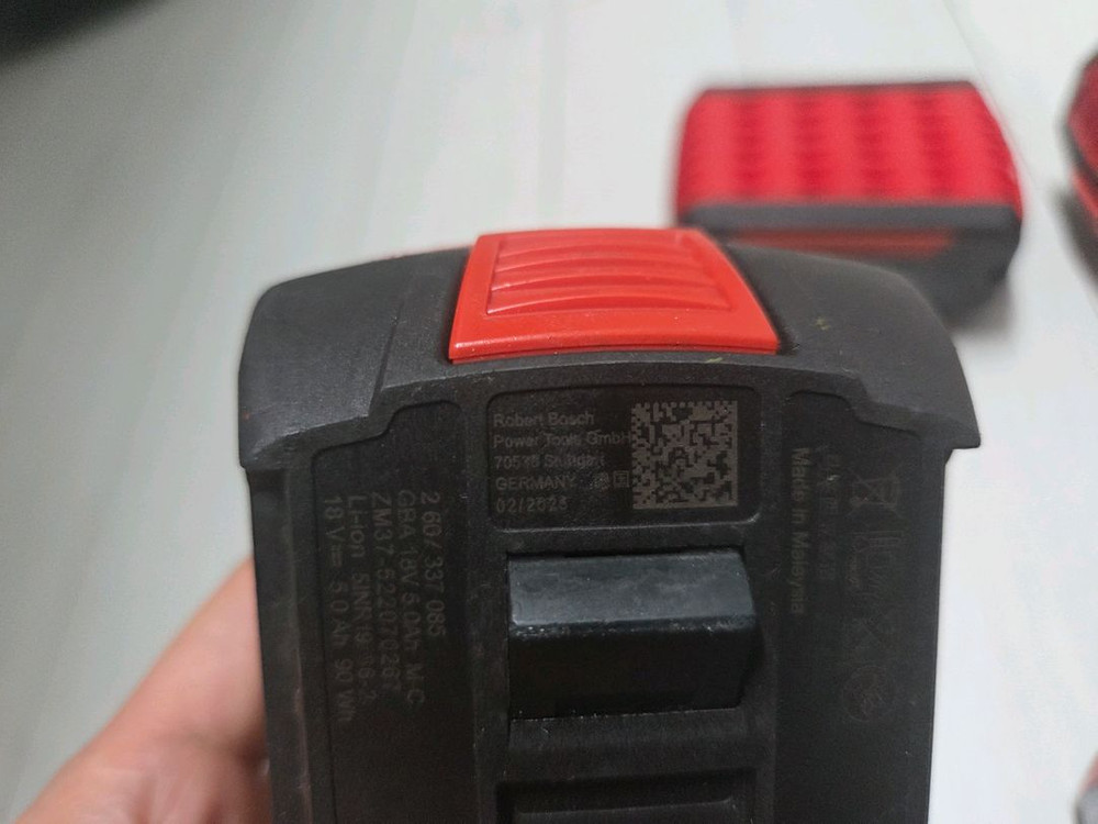 보쉬 정품 배터리 5.0 2025년제품 이미지