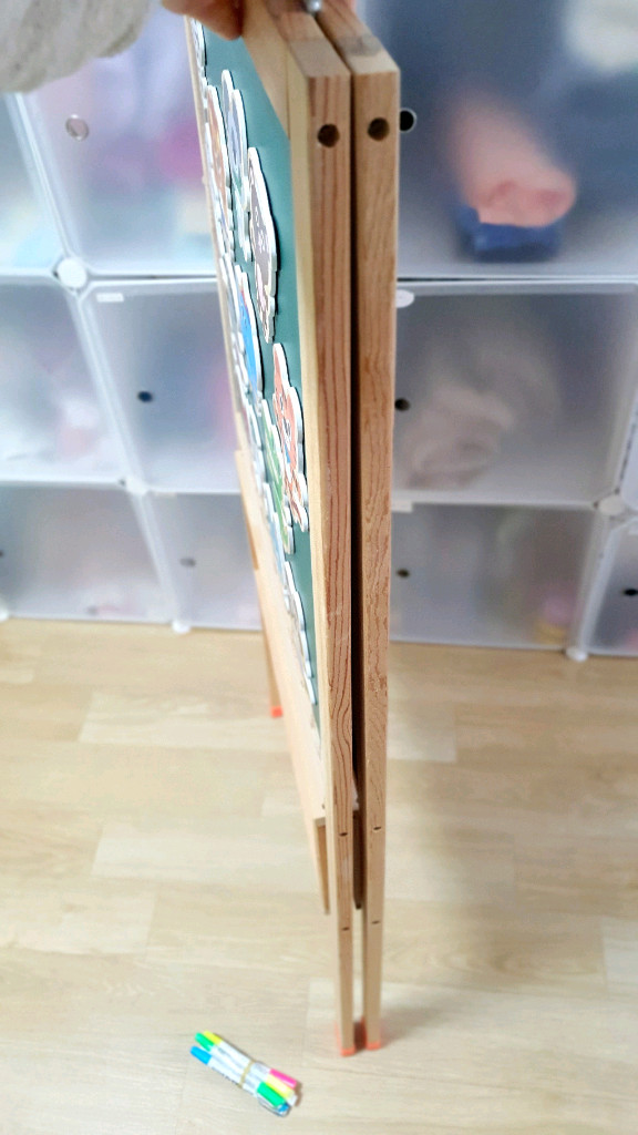 접이식 양면 자석보드 + 자석퍼즐들 + 분필 일괄 이미지