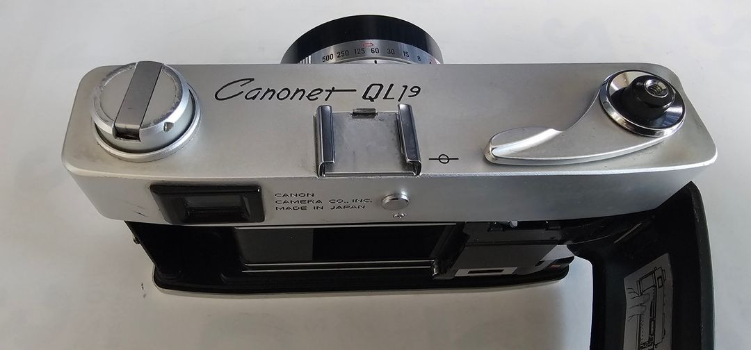 캐논 캐논넷 QL19 기게식 필림카메라--4