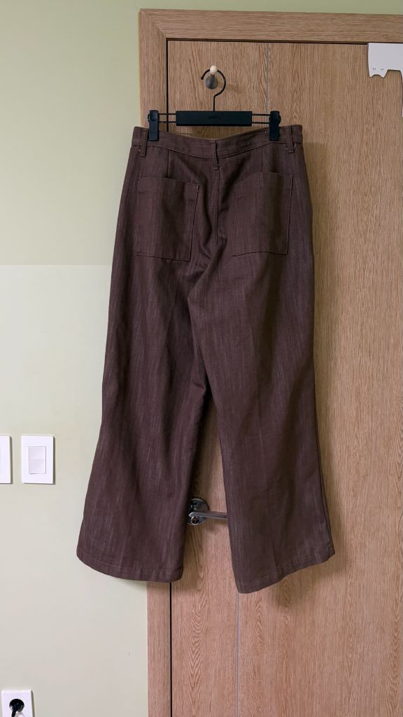 리플라이퍼키 원턱 데님 와이드 팬츠 L--2