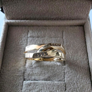 14K 독특한 디쟌 반지 이미지