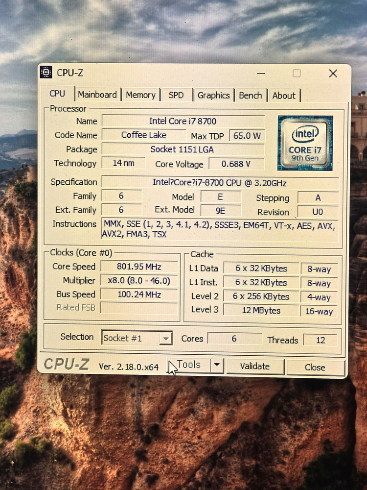 Intel Core i7-8700 CPU GeForce RTX 2060 게이밍 데스크탑 본체 이미지