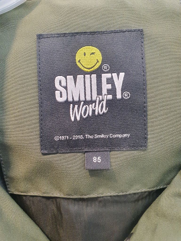 [상태좋음] 스마일리월드 정품 후드 야상 코트 (카키/85호) 이미지