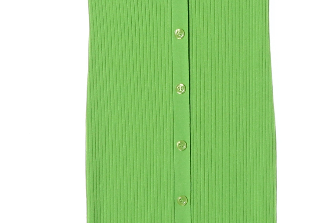 (새상품)ZARA 자라 그린 골지 민소매 카라 롱 니트원피스 S--4