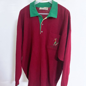 (110)버버리남자램스울빈티지레트로카라니트티