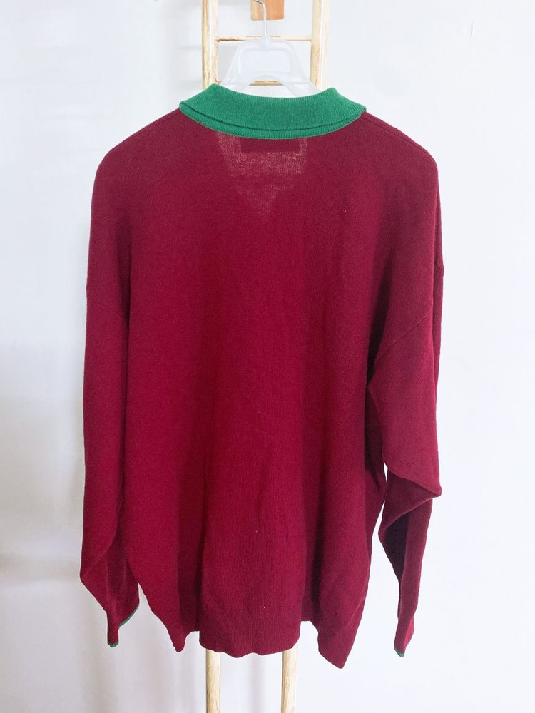 (110)버버리남자램스울빈티지레트로카라니트티 이미지