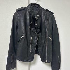 올세인츠 양가죽 바이크자켓