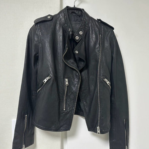 올세인츠 양가죽 바이크자켓