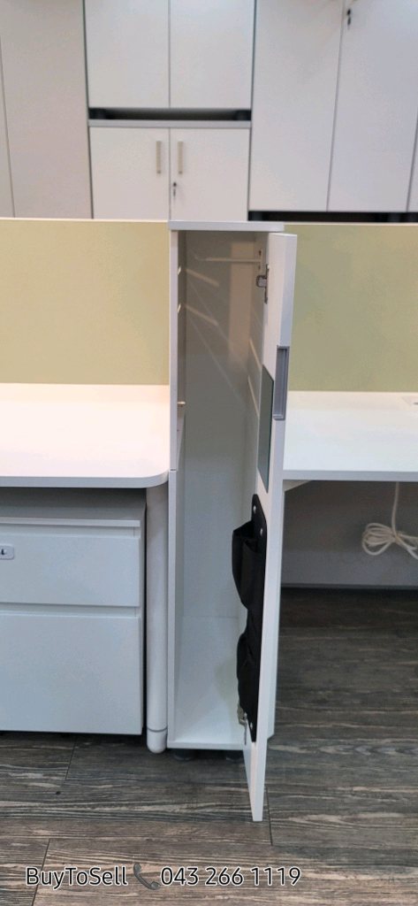 리바트오피스 이지링커책상1600+1인옷장+서랍 SET 판매 이미지