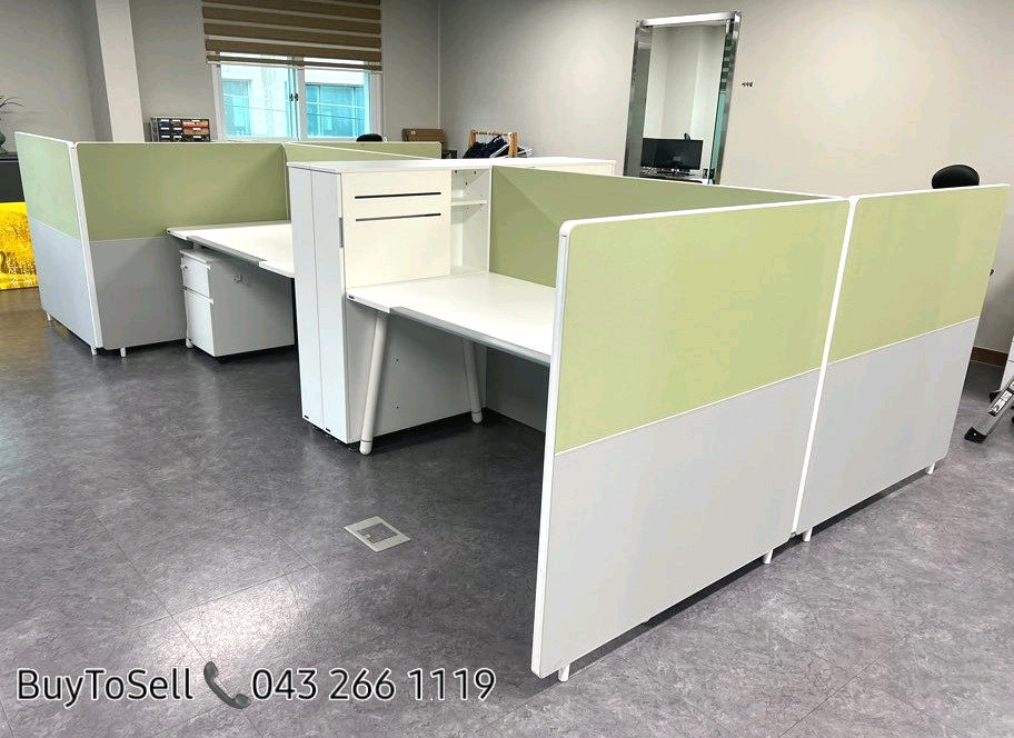 리바트오피스 이지링커책상1600+1인옷장+서랍 SET 판매 이미지