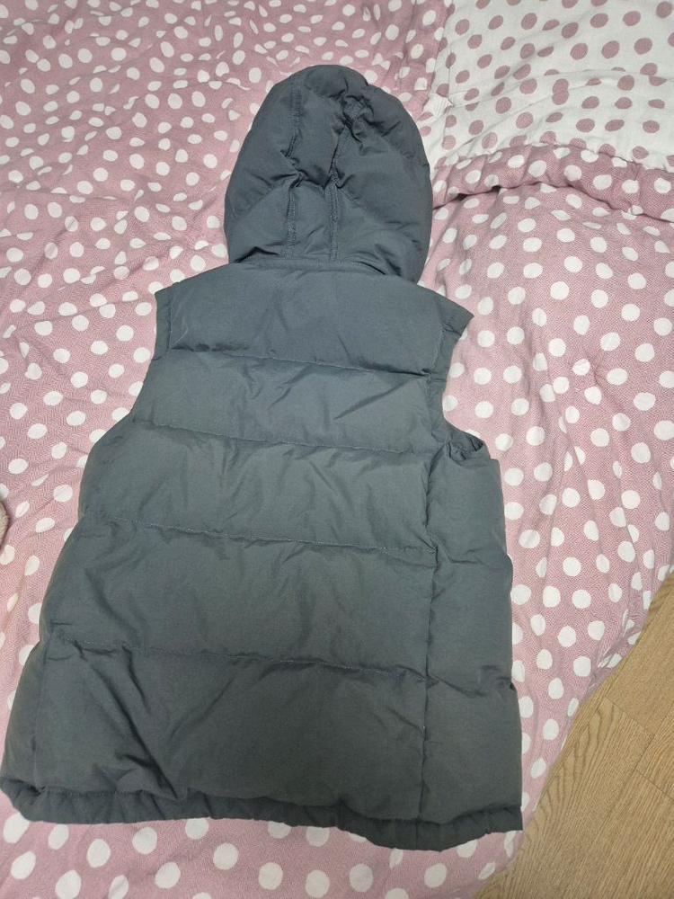 내셔널지오그래픽 키즈 다운 패딩조끼 140사이즈 이미지