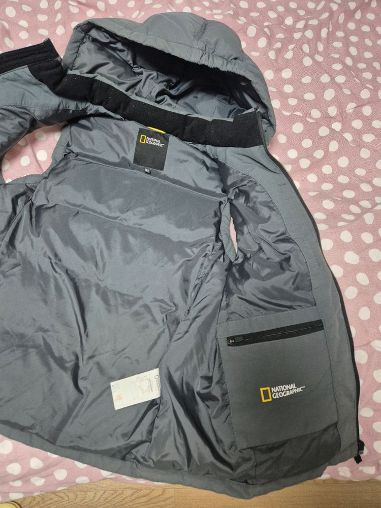 내셔널지오그래픽 키즈 다운 패딩조끼 140사이즈 이미지