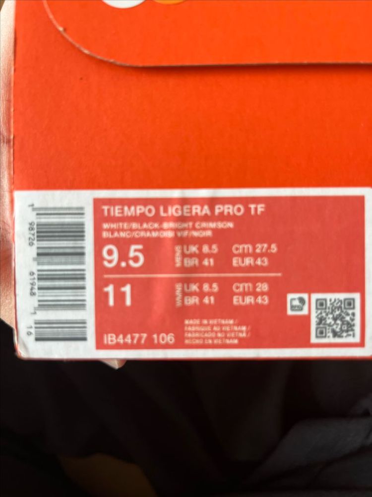 나이키 티엠포 리게라 프로 TF 275mm 새상품 판매합니다--8