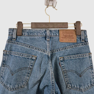 [27]리바이스565 90빈티지 여자 와이드 데님 청바지