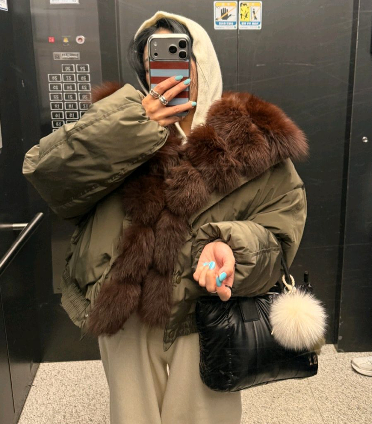 엔티크제이 폭스 덕다운 점퍼 이미지