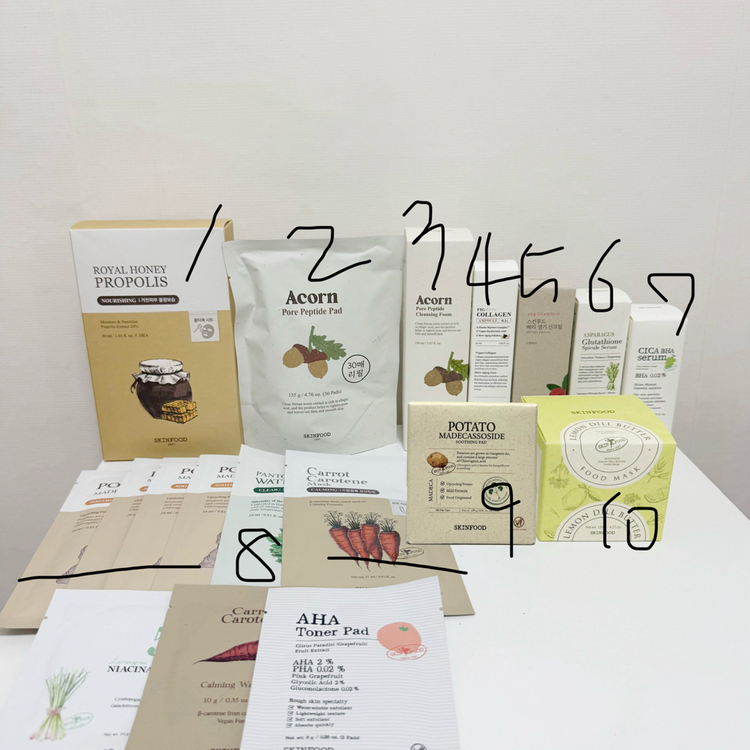 [스킨푸드] 마스크팩 토너 패드 스피큘 세럼 클렌징폼 푸드마스크--1