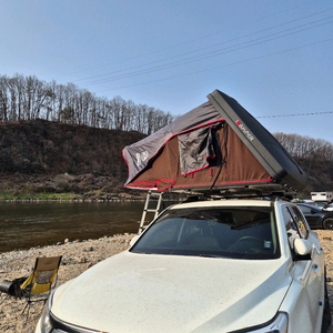 일산) 새것같은 아이캠퍼 스카이캠프 무광 2.0 루프탑 텐트 + 어넥스 합리적인 가격으로 준비하세용~ 이미지