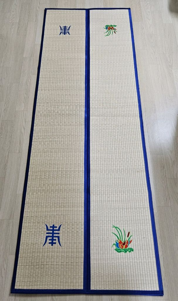 [최저가]제사 성묘 산소 명절 장례 왕골 돗자리 침대매트 대나무 대자리--2