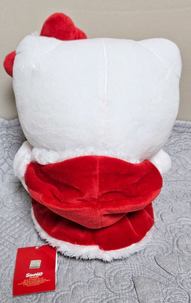 [최저가]산리오 헬로키티 인형 크리스마스 눈사람 산타 겨울 리본 모자--5