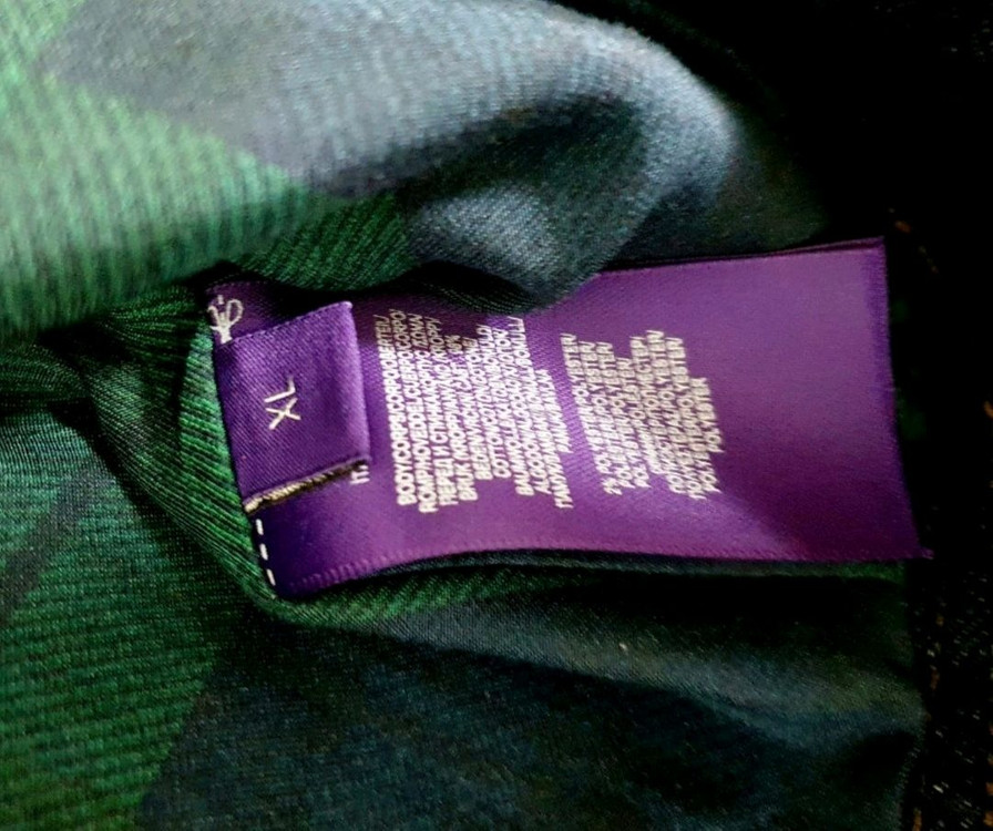 랄프로렌 퍼플라벨 스웨이드카라 데님자켓 이미지