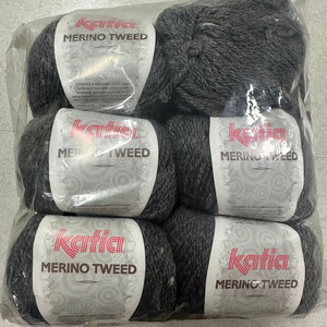메리노 트위드 뜨개실 세트 ( katia merino tweed )
