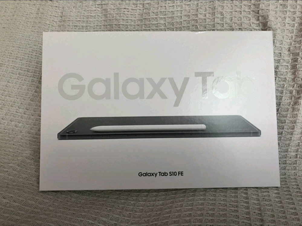 갤럭시탭 s10 fe 128GB wifi 그레이 미개봉--1