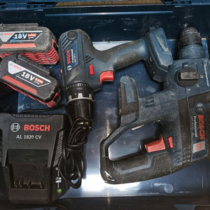 보쉬 18V 드릴 드라이버 콤보 (스크류, 해머 뿌레카) 세트 이미지