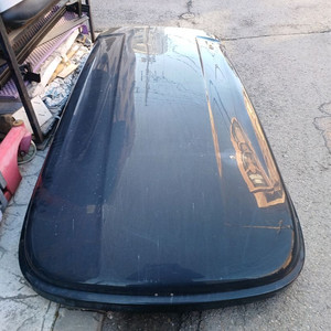 코란도투리스모 코토 일체형 루프박스 블랙 하자있는거 판매 이미지