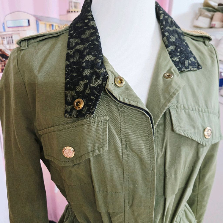 에고이스트 카키 캉캉 야상--1