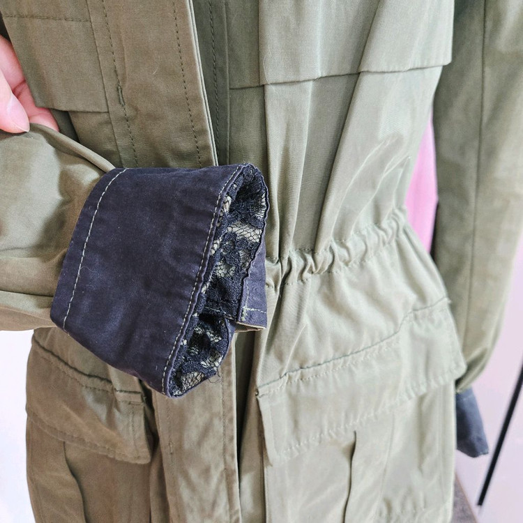 에고이스트 카키 캉캉 야상--2