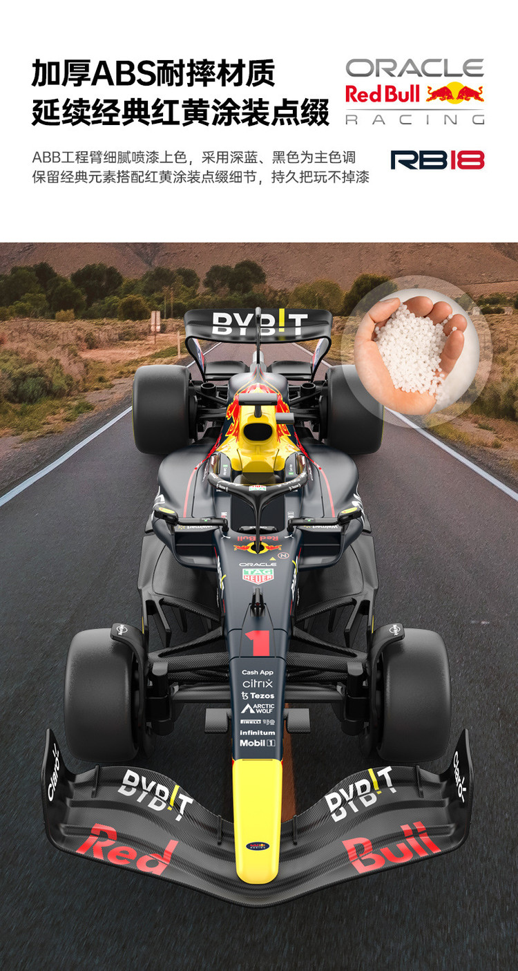 1/18 레드불 F-1 RC카 무선 조종 알시카 슈퍼카 레이싱카 알씨카--5