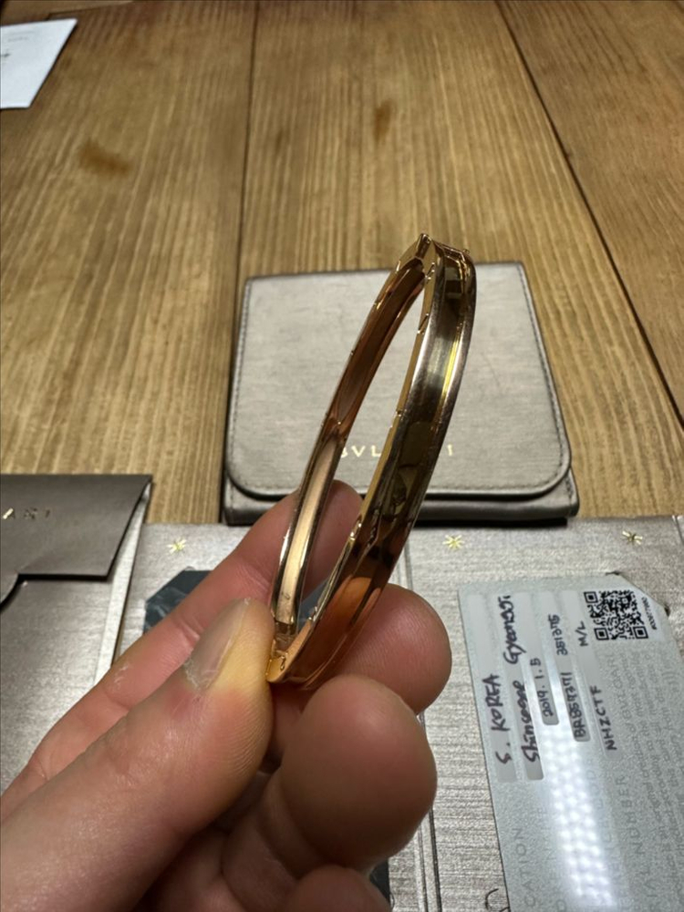 불가리 비제로원 로즈골드 브레이슬릿 이미지