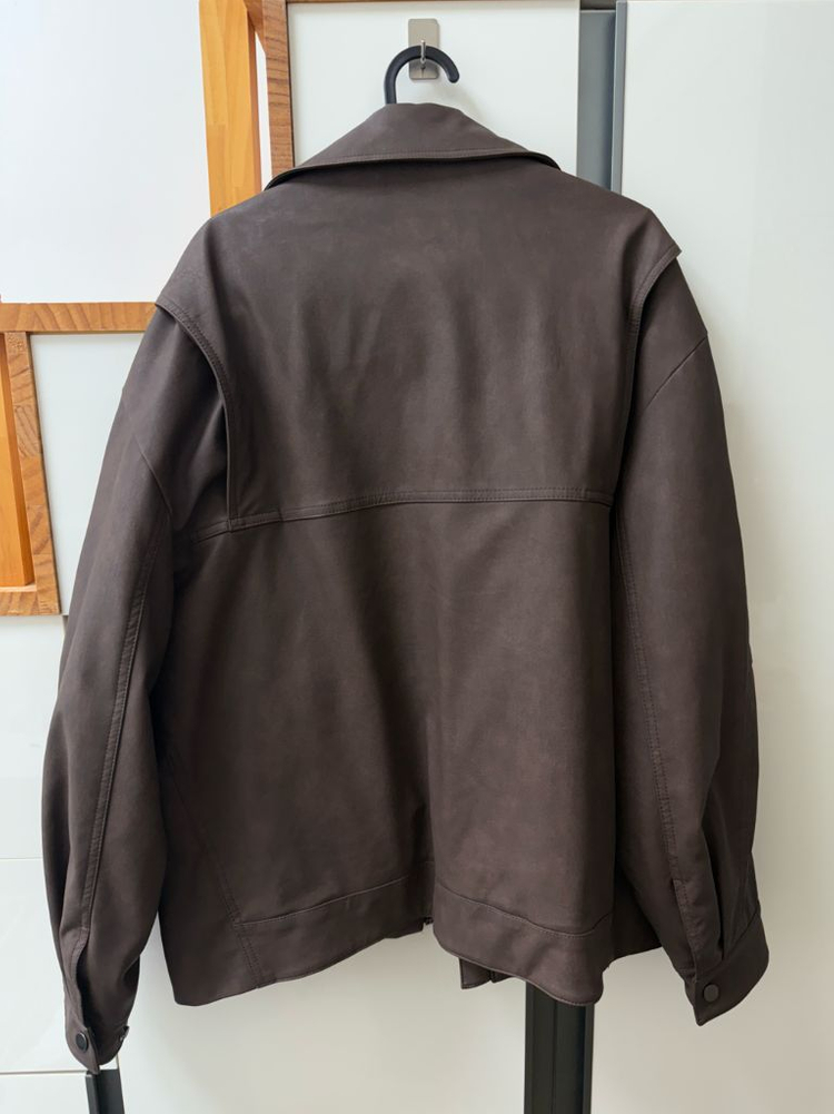 [48]시스템옴므 레더 이펙트 집업 자켓 이미지