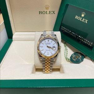 로렉스 126333 신형 데이저스트 41 화이트판 옐골