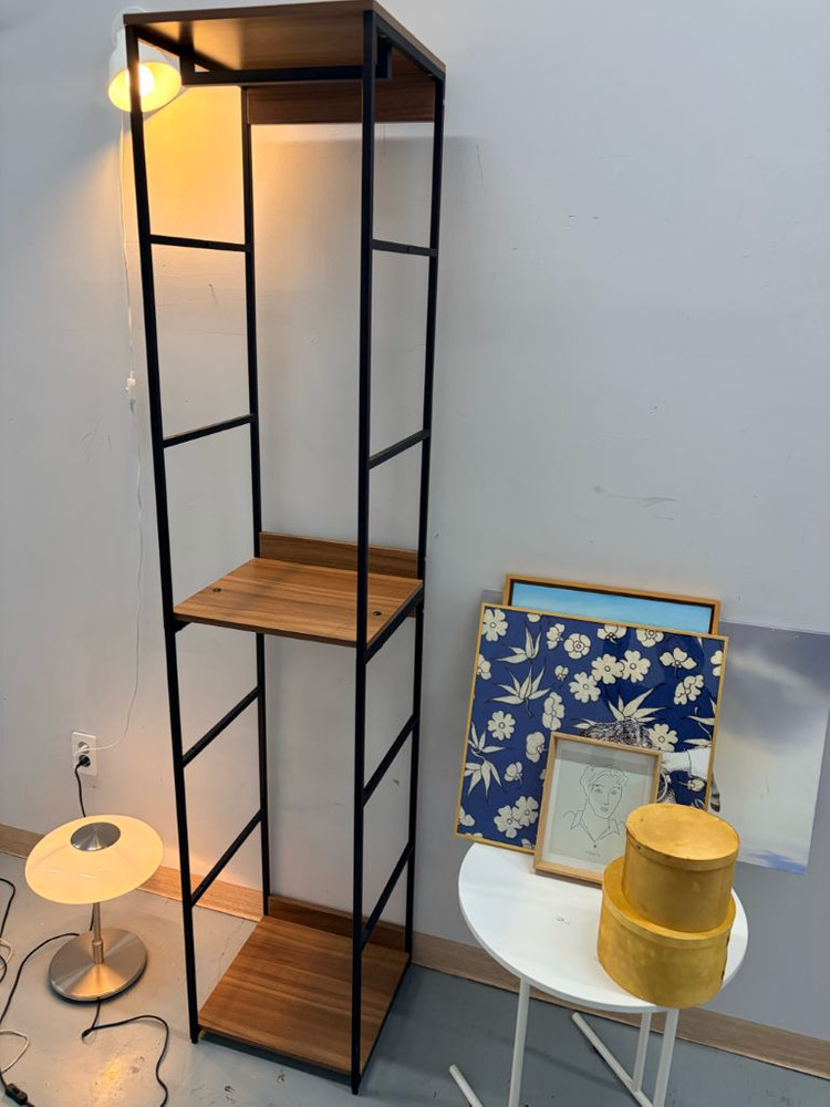 진열장 옷장 스탠드 옷걸이 좁고 긴 형태 가구 이미지