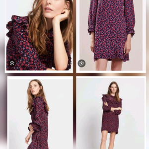 산드로 정품 플라워 원피스 1사이즈