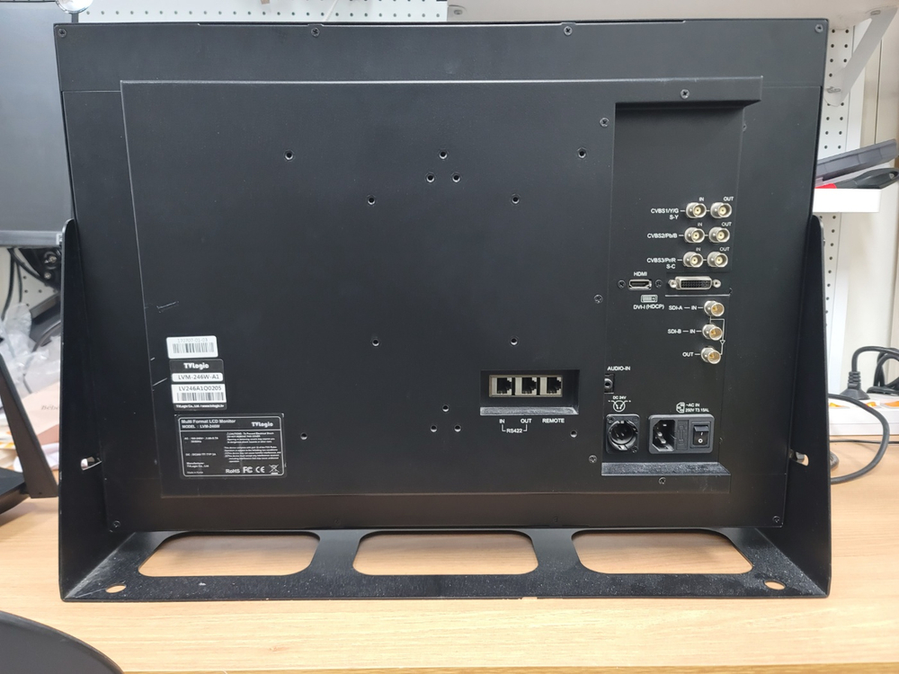 티브이로직 TVLOGIC LVM-246W 모니터 블랙매직 울트라스튜디오 4K 멀티독 Multidock--1