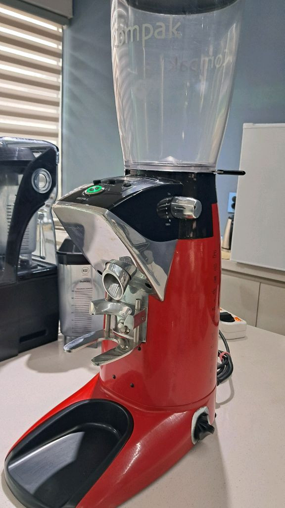 콤팍K-10 프레시 페라리레드 자동그라인더--2