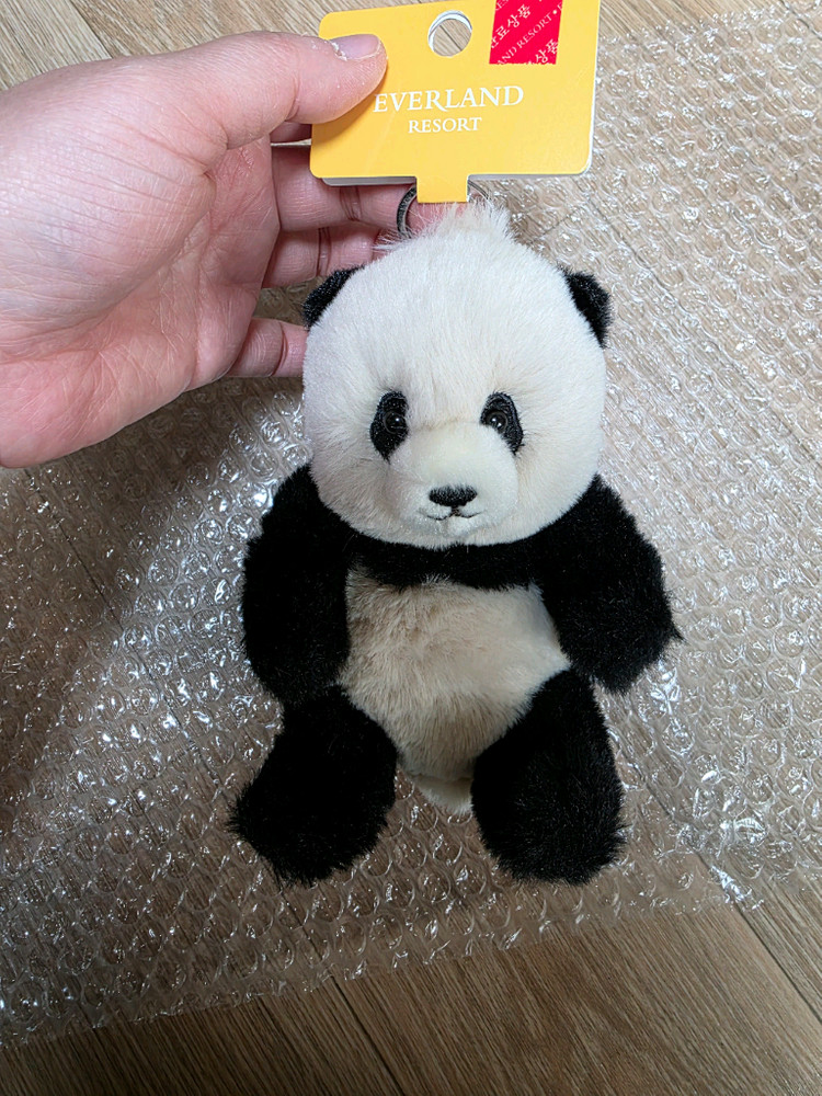 에버랜드 푸바오 봉제 키홀더(차푸) 3개씩 새상품 급처 우체국택포--4