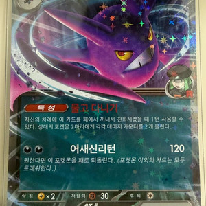 포켓몬 카드 로켓단의 크로뱃 EX (RR) 이미지
