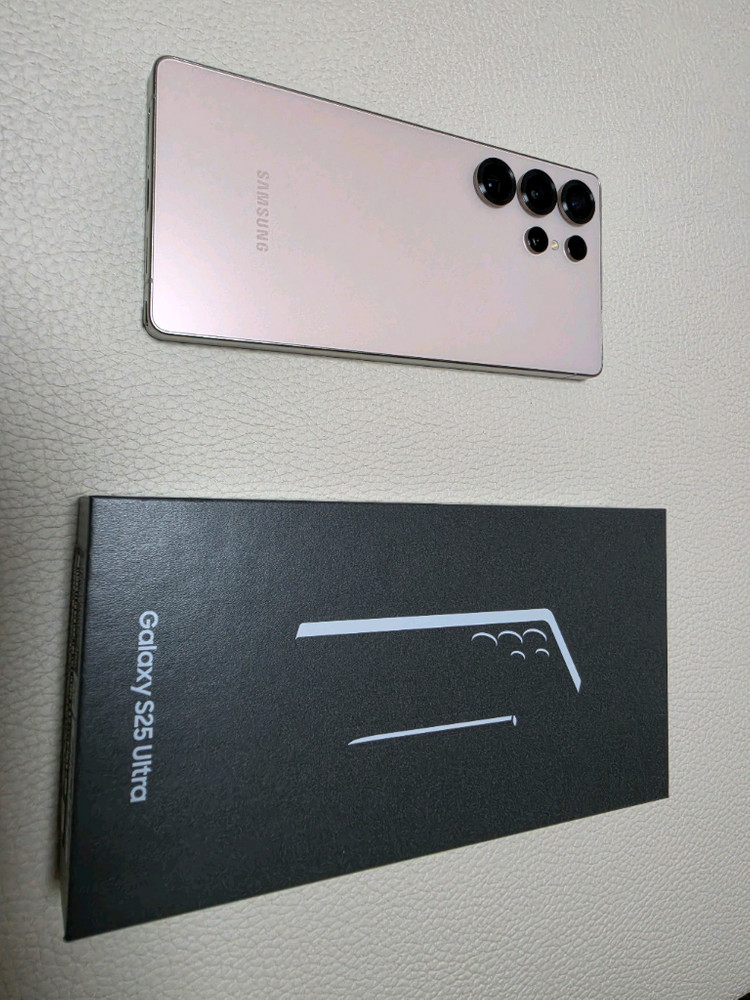 삼성 갤럭시 S25 울트라 티타늄 핑크 색상 자급제--5