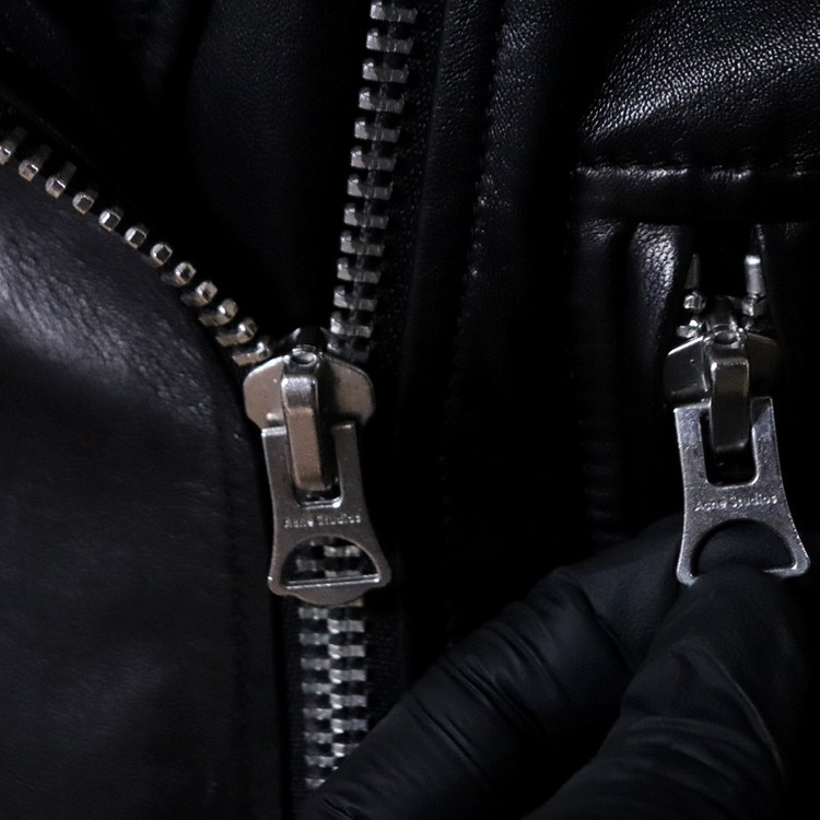 아크네스튜디오 여성55 램스킨 가죽자켓--1