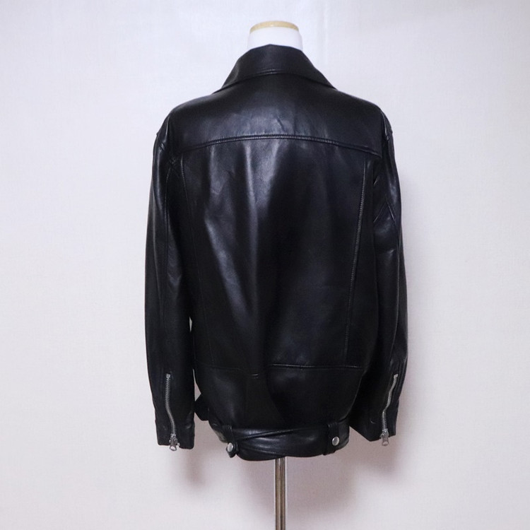 아크네스튜디오 여성55 램스킨 가죽자켓--4