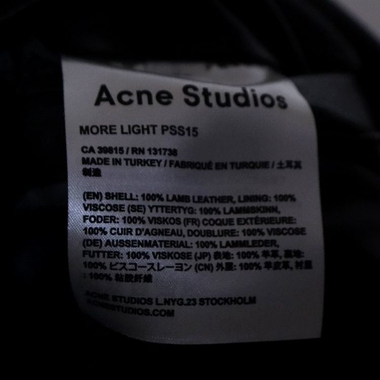 아크네스튜디오 여성55 램스킨 가죽자켓--8