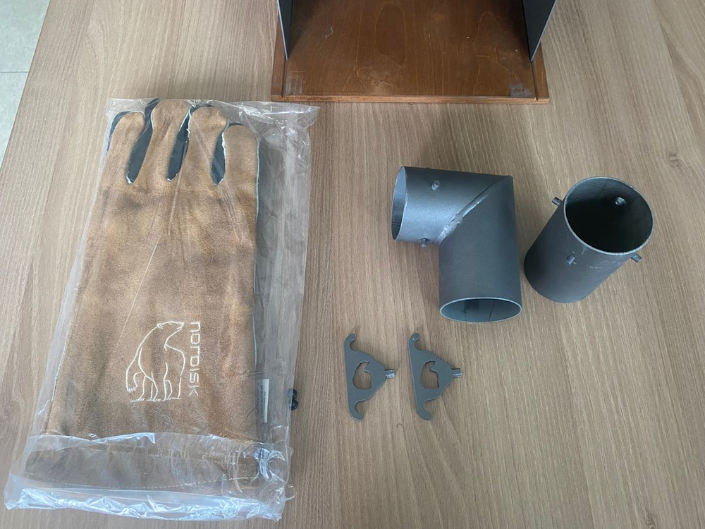 Nordisk 노르디스크 토튼 캠핑 장작 화목 난로 + 연통 셋트 이미지