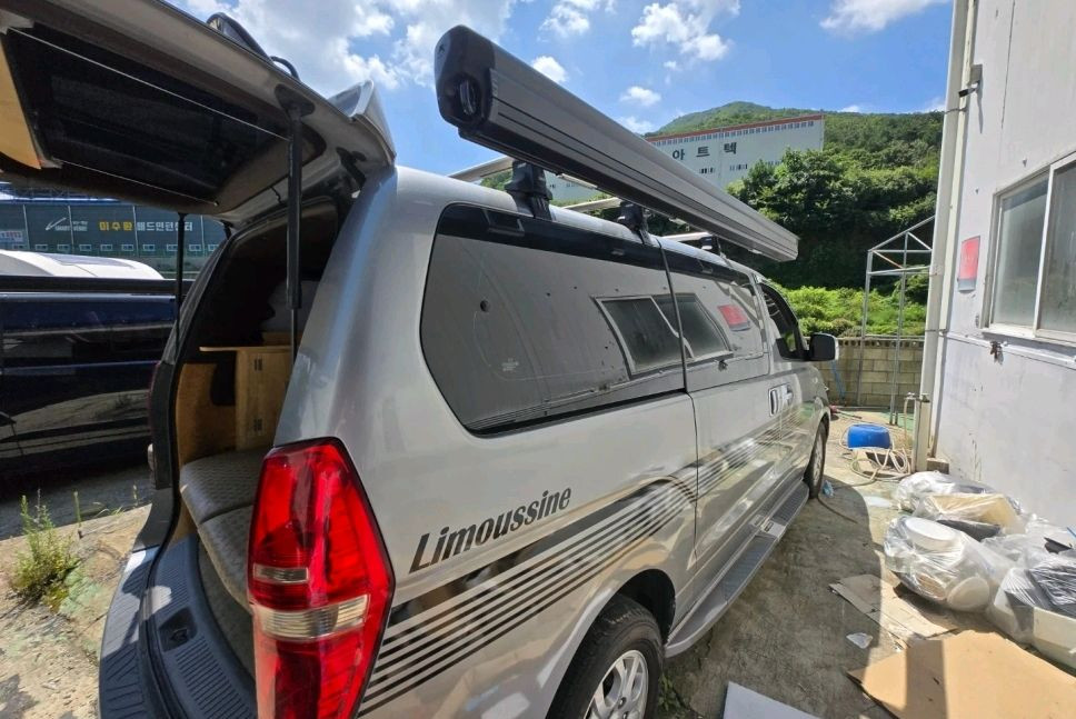 스타렉스견인고리캠핑카&트레일러&eve보트&15마력야마하선외기 이미지