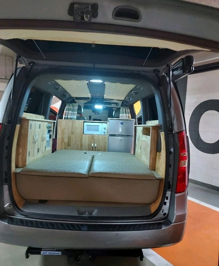 스타렉스견인고리캠핑카&트레일러&eve보트&15마력야마하선외기 이미지