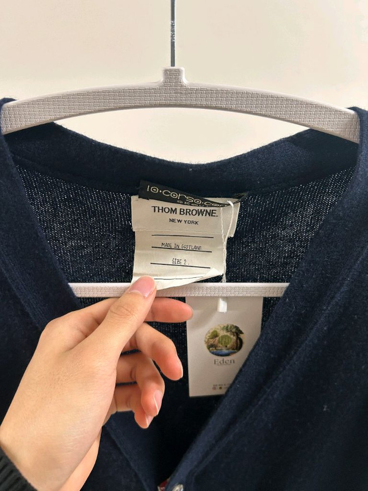 톰브라운 캐시미어 가디건 2사이즈--2