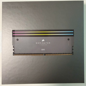 CORSAIR 도미네이터 티타늄 DDR5 96GB(48Gx2) 램 이미지